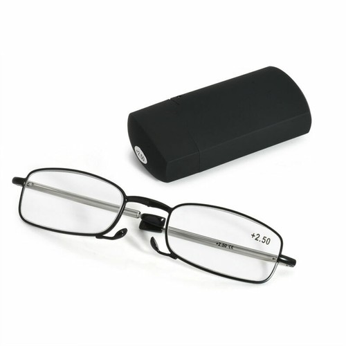 Fashion Portable Folding Reading Glasses Rotation Eyeglass +1.5+2.0+2.5+3.0 HOT - Picture 4 of 14