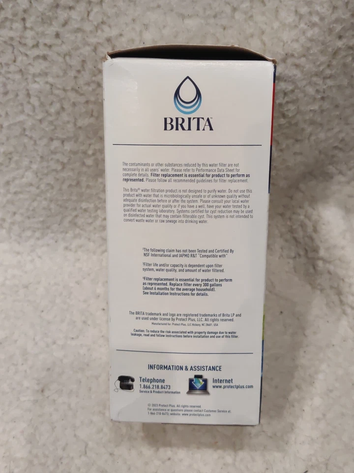 Brita Refrigerator Replacement Filter, Model WFBRFGE1P - Brand New - Image 3 of 3