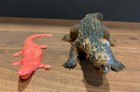 Vintage Made in Hong Kong Rubber Jiggler Crocodile Monster Toys — photo 2