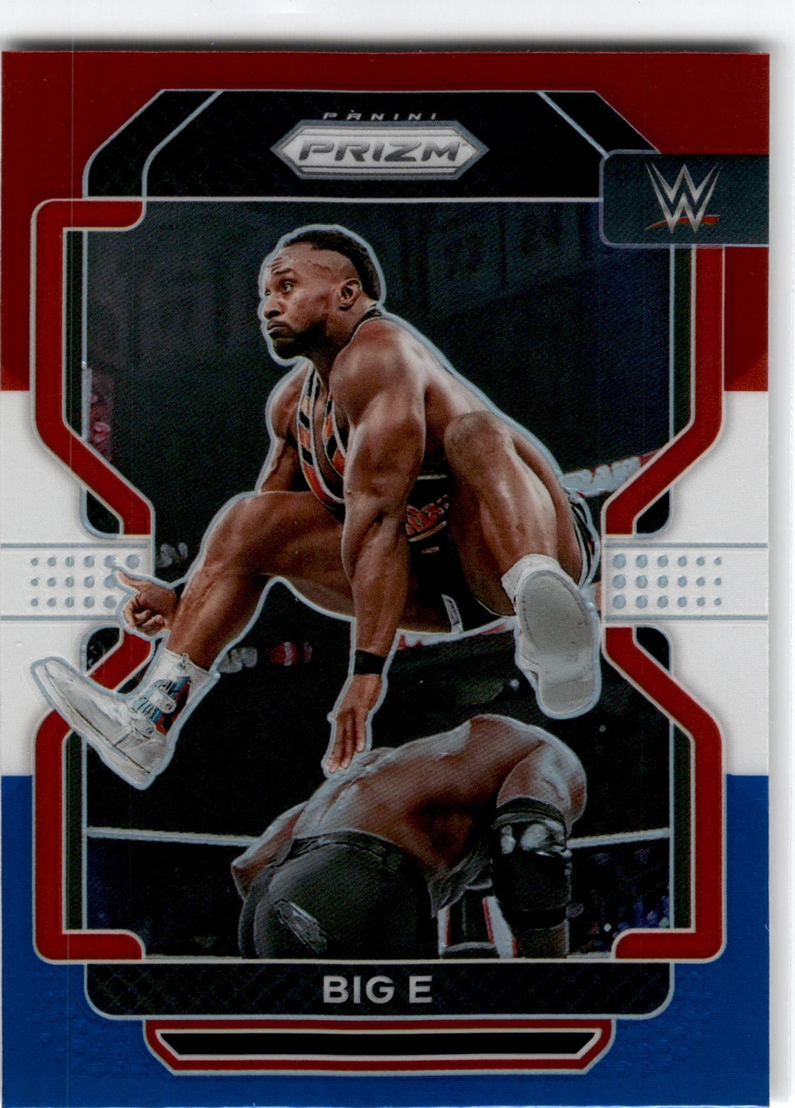2022 Panini Prizm WWE #117 Big E Red, White and Blue