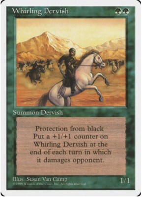 1 x Whirling Dervish - 4th - LP - Magic The Gathering -MTG