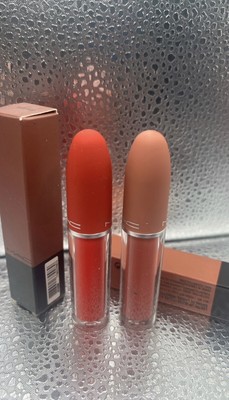 Two Mac lipstick  liquid matte Ruby Woo   Mocha Full Sized