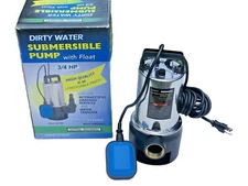 Dirty Water 3/4 HP Submersible Pump 
