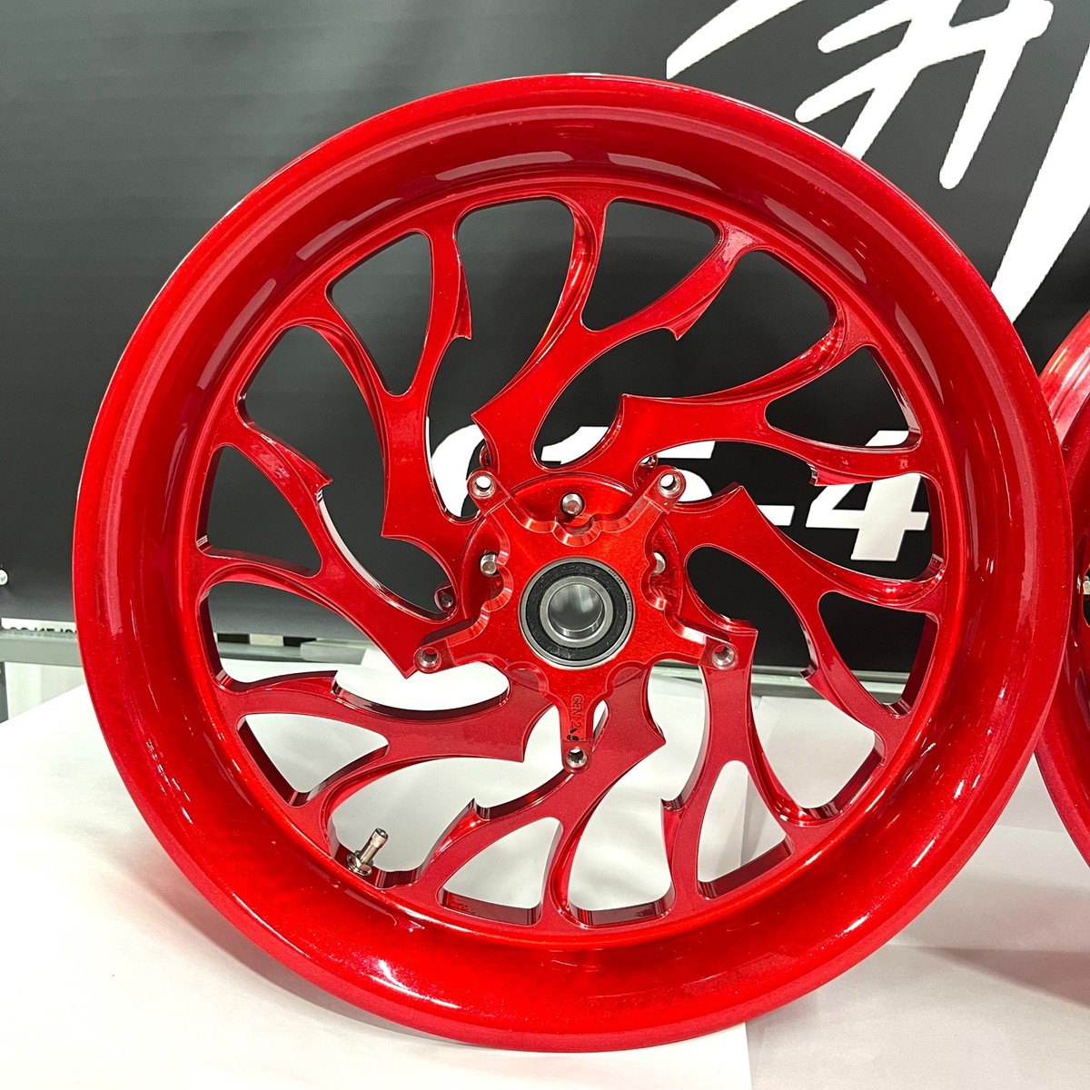 NINJA STOCK SIZE WILDER RED HELLIAN WHEELS 06-11 KAWASAKI NINJA ZX