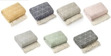 Geo Diamond Collection Recycled Cotton Throw