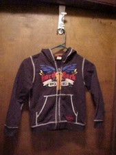 Hard Rock Cafe Paris Youth Black Rock Roll Black Jacket Size 4 Hoodie