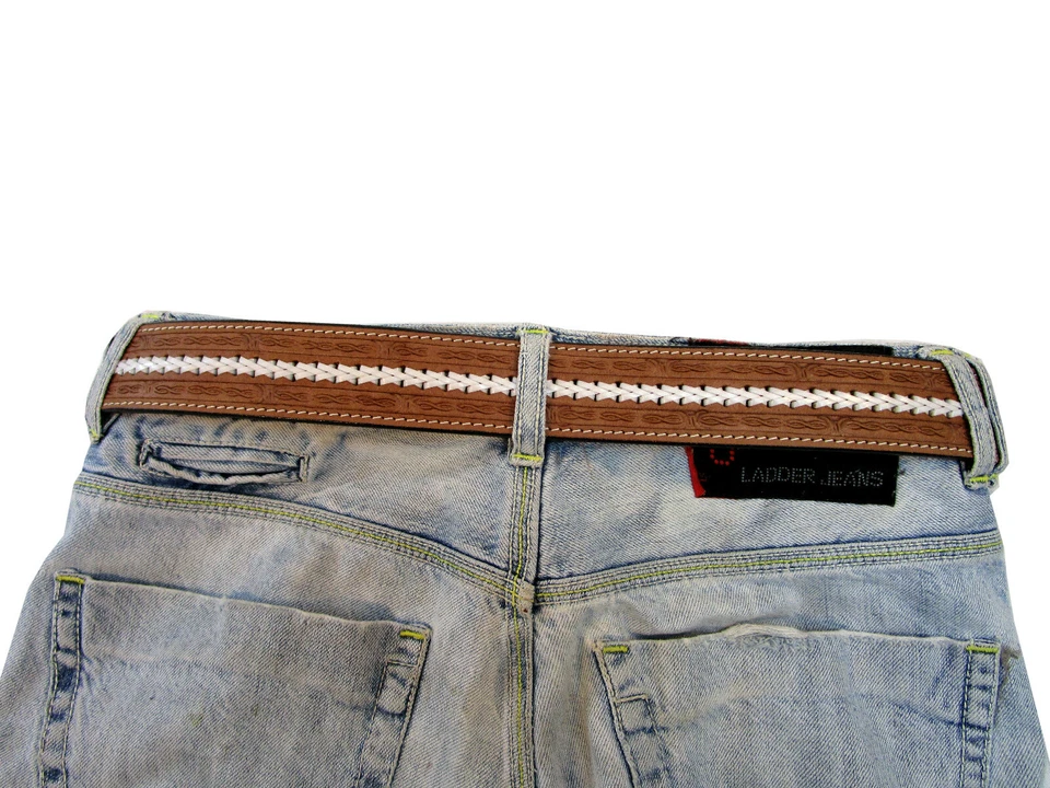 Cinturón de cuero para hombre Mujer Moda Western Jeans Pantalones Ropa 32 a 50 Foto 2 de 4