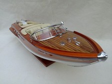 Riva Aquarama 20" legno panna modello barca L50 fatto a mano motoscafo italiano