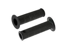 Set: Lenkergummis für Gasdrehgriff und Festgriff, längsgerippt - MZ ES, TS, ETZ