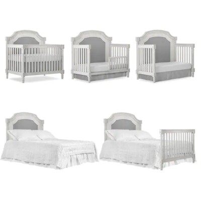 Julienne in Convertible Crib, Antique Grey Mist