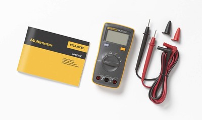 Fluke 106 Palm-sized Digital Multimeter Voltmeter 6000 Counts AC/DC Current Freq