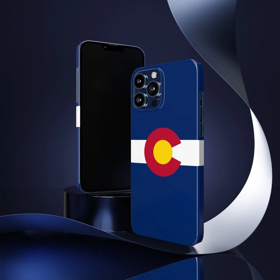 Funda de teléfono súper delgada con bandera del estado de Colorado Foto 3 de 4