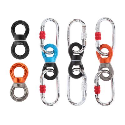 Rope Swivel 30kN Rotating Device Safety Hanger Carabiner Frictionless ...