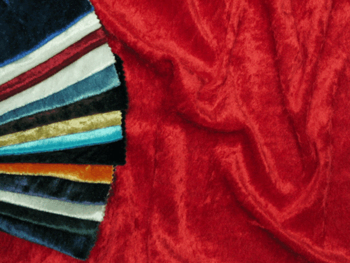 Crushed Velvet Velour Fabric Natural One Way Stretch For Costumes & Drapes Crushed Velvet Velour Fabric Natural One Way Stretch For Costumes & Drapes