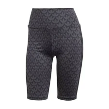 adidas Monogram Leggings Womens Black Athletic Casual II3191