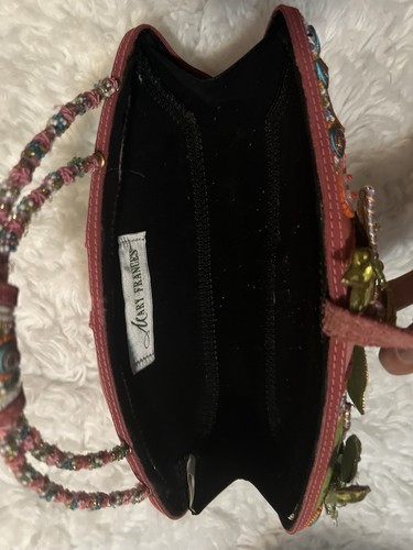 NEW Mary Frances Tequila Sunrise Top Handle Beaded Multicolored Hand Bag - Picture 6 of 8