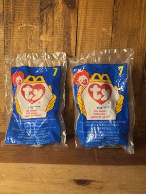 Ty Teenie Beanie Baby MEL  #7 from McDonald s w/Rare Error Tag 1993/1998 - NEW