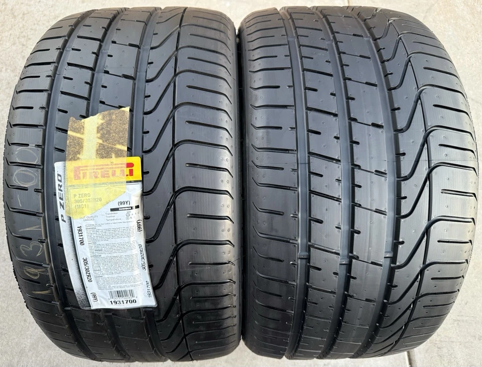TWO BRAND NEW 305/30ZR20 (99Y) Pirelli P Zero MC1 McLaren MP4-12C & 650S Tires - Image 2 of 4