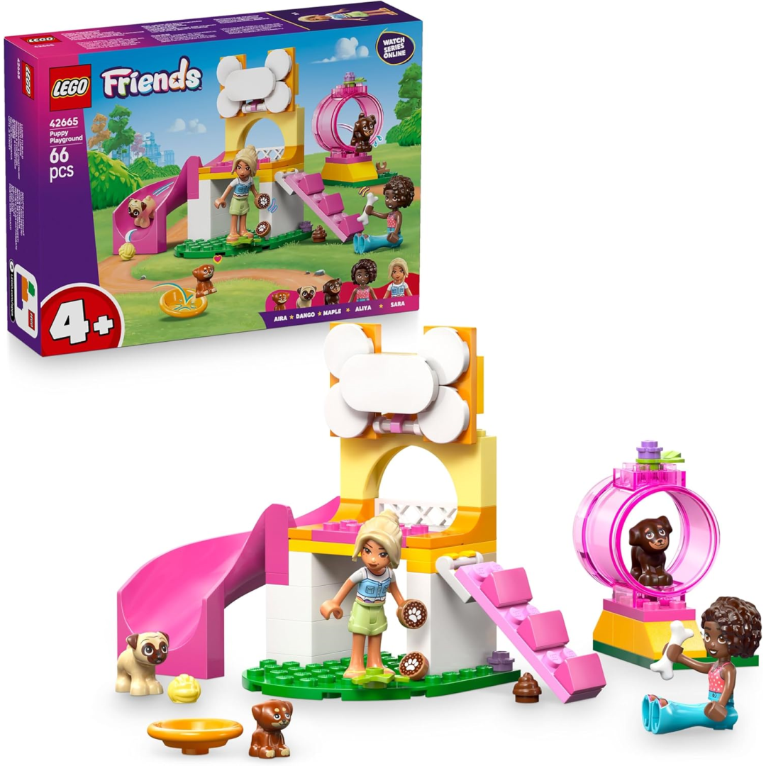 Lego Friends 42665 Puppy Playground Animal Toy Playset for Dog Lovers