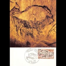 Carte maximum - n° 2043 - Grotte de Niaux - 7/7/1979