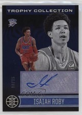 2020 Illusions Trophy Collection Signatures Sapphire 10/15 Isaiah Roby Auto lz7
