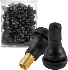 100 Pack Tr412 Tire Valve Stems Tubeless Rubber Snap-in Tire Valve Stem Sho... 100 Pack Tr412 Tire Valve Stems Tubeless Rubber Snap-in Tire Valve Stem Sho...