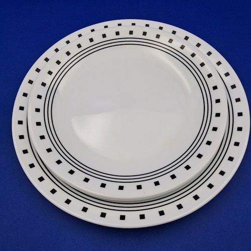 Corelle City Block - Choose dinner 10 1/4" or luncheon 8 1/2" plates, USA