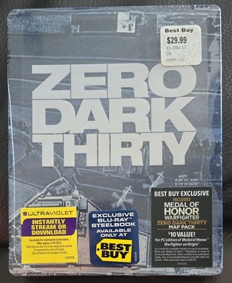 Zero Dark Thirty SteelBook Blu-ray / DVD Best Buy Exclusive Mint Sealed FASTSHIP