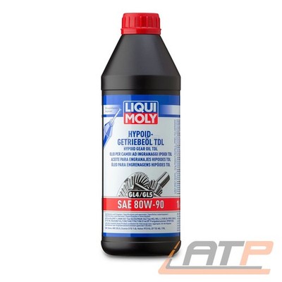 LIQUI MOLY 1 L LITER HYPOID-GETRIEBEÖL (GL4/5) TDL SAE 80W-90 SCHALTGETRIEBE
