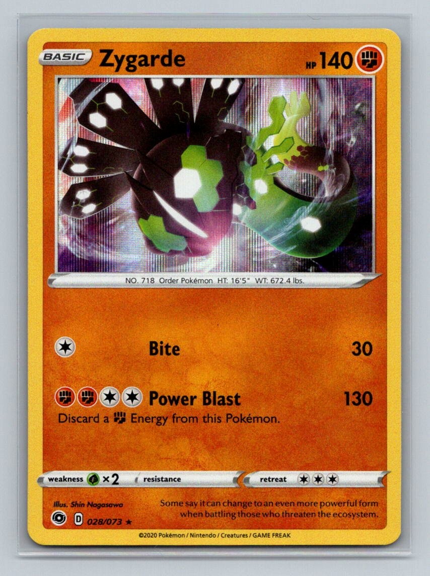 Pokemon Champion's Path #28/73 Zygarde Holo Holo Rare