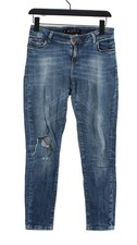 Zara Women's Jeans UK 10 Blue 100% Other Skinny