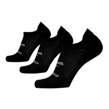 Brooks Run-In No Show Socks, Athletic Running Comfort X-Large, Black