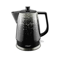 Maestro MR-074-SILV Elektrischer Wasserkocher 1,5L 1500W Schwarz Silber