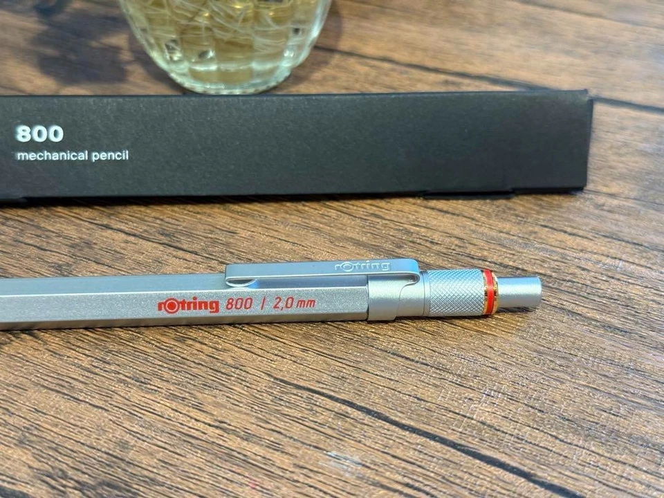 rOtring 800 2.0 毫米 2 毫米银色铅夹拔模铅笔带原装盒 — 第 4/4 张图片