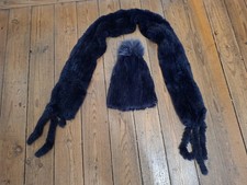 Ensemble Bonnet + Écharpe Fourrure Rex