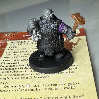 Dungeons & Dragons D&D Miniatures Unhallowed DUERGAR SLAVER #38