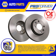 2x Brake Discs Pair Vented Front 260mm PBD8441 Proformer Set 402064AA1A New