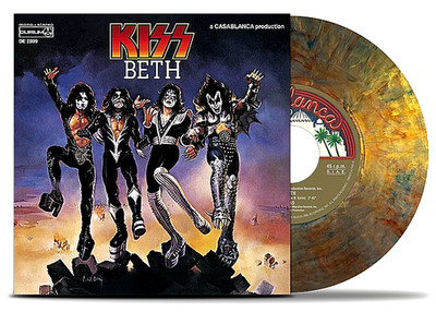 KISS - Beth - Single 2026 Italian reissue Picture Sleeve Color Vinyl Ace New