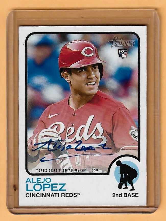 2022 Topps Heritage - Real One Autographs Alejo Lopez Rookie #ROA-AL