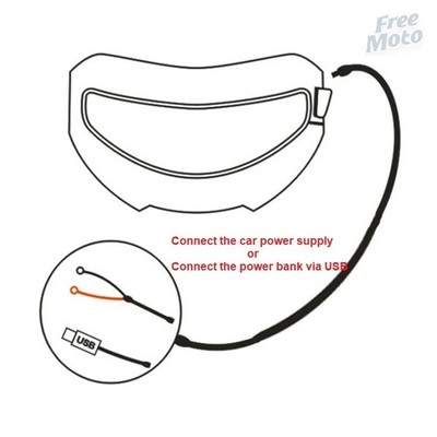 Motorrad beheizbare Antibeschlag Visierfolie für Helm - klare Linse Patch