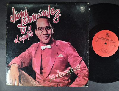 DIONI FERNANDEZ Y EL EQUIPO Los Disenadores LATIN LP ALGAR ORIG SOUNDWAVE STAMP