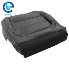 For Vw Passat 2012 - 2020 Driver Side Bottom Seat Cover Black Perforated Leather