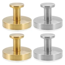 4 Pcs Stainless Hook for Shower Steel Hat Hooks Heavy Duty Towel