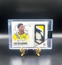 2022-23 Topps Dynasty Champions League Jude Bellingham /5 Star-ball Patch Auto!