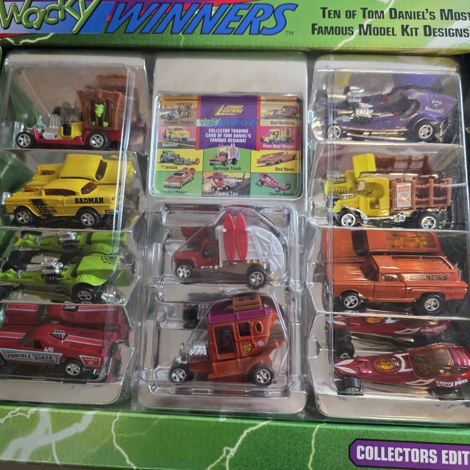 NUEVO Johnny Lightning Wacky Winners 10 Set Diecast Edición Coleccionista #F32 Foto 3 de 4