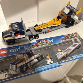 LEGO CITY: Dragster Transporter (60151) No Box