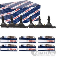 Bosch ZÜNdspule + 6X Bosch ZÜNdkerzen Passend FüR Opel Signum CC Vectra C