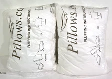 2pk Ultra Down Soft Down Alternative Pillow Polyester Standard Made USA