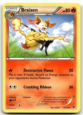 Braixen 12/124 XY - Fates Collide Uncommon Normal Pokemon TCG LP