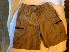 Old Navy Boys dark khaki Pull On Shorts Size XL 14/16 EUC